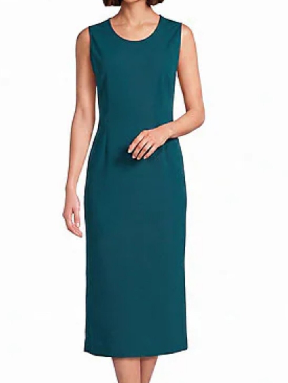 NWT Size 18 Rickis Sleeveless Midi Teal Sheath Fitted Dress